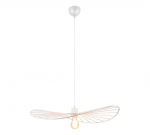 Trio Chapeau piekarama lampa E27 matt white brushed steel R31451031 4017807574104