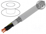 Wire | &Ouml;LFLEX&reg; 191 CY | 4G4mm2 | shielded,tinned copper braid | PVC