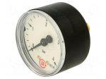 Manometer | 0&divide;4bar | rear connection | Thread: G 1/4" | 50mm | plastic