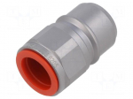 Quick connection coupling | connector pipe | 250bar | Seal: NBR