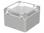 Enclosure: multipurpose | X: 80mm | Y: 82mm | Z: 55mm | EUROMAS | IP66