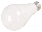 LED lamp | white cold | E27 | 230VAC | 1750lm | 17.3W | 180&deg; | 6500K