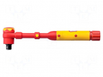 Wrench: torque | insulated | 290mm | 5&divide;25Nm | 3/8" | 1kV