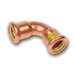 Gāzes Cu-PRES līkums 90gr FF 18 SANHA-Press&reg; Gas līkums 90&deg;FF, 10002A
