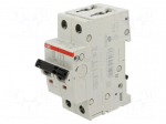 Circuit breaker | 230/400VAC | Inom: 20A | Poles: 2 | Charact: D | 6kA
