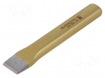 Cold chisel | flat | L: 100mm | Tipwidth: 15mm | tag
