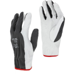 T&ouml;&ouml;riistad ja m&otilde;&otilde;teseadmed // Lisaseadmed lihvijatele, puuridele ja kruvikeerajatele // Rękawice ze sk&oacute;ry koz. szare l273209p, karta, "9", ce, lahti