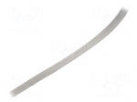 Braids | tape | Thk: 0.76mm | W: 9.53mm | 46A | 12AWG | 30.5m | 100ft