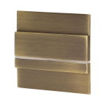 Uued tooted // CYGNUS LED 1,2W, oprawa schodowa natynkowa, 12V DC, 100lm, 6000K, mosiądz