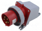 Connector: AC supply 3-phase | socket | male | power supply | 32A