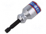 Socket | for threaded rods,socket spanner | 5mm | E6,3mm | 1/4"