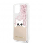 Back panel cover Guess Apple iPhone 11 Pro Glitter Peek and Boo Cover Pink