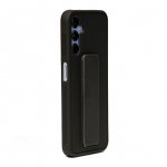 Back panel cover iLike Samsung Galaxy A14 5G Silicone Case with stand Black