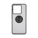 Back panel cover iLike Xiaomi Redmi Note Pro 13 5G Hybrid Case With Ring Black