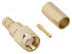 Connector: RP-SMA | plug | reverse,female | coaxial | straight | 50&Omega;