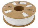 Filament: ASA | 1.75mm | white | 230&divide;250&deg;C | 1kg | Table temp: 80&divide;120&deg;C
