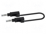 Test lead | 12A | banana plug 4mm,both sides | Urated: 600V | Len: 1m