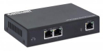 Intellinet 2-Port Gigabit Ultra PoE Extender, Adds up to 100 m (328 ft.) to PoE Range, PoE Power Budget 60 W, Two PSE Ports with 30 W Output Each, IEEE 802.3bt/at/af Compliant, Metal Housing
