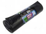 Trash bags | LDPE | black | 300l | 10pcs | Mega Pack