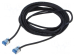 Patch cord | U/FTP | Cat 6a | RJ45 plug,both sides | stranded | Cu | 5m