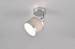 Trio Arosa spot E14 chrome/grey gaismeklis 812100106 4017807581126