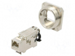 Connector: RJ45 | socket | PIN: 8 | Cat 6a | shielded | 8p8c | 27AWG&divide;22AWG