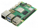Single-board computer | Raspberry Pi 5 | 2.4GHz | uP: BCM2712 | 5VDC
