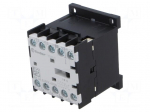 Contactor: 4-pole | NC + NO x3 | 24VAC | 9A | for DIN rail mounting