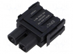 Connector: HDC | module | female | EPIC&reg; MH | PIN: 2 | 40A | 1kV | crimped