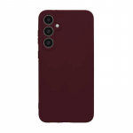 Back panel cover Evelatus Samsung Galaxy S24 Premium Soft Touch Silicone Case Plum
