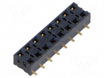 Connector: pin strips | socket | female | PIN: 16 | vertical | SMT | 2x8