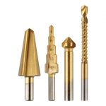 Uued tooted // Wiertła stopniowe 4-12 mm, rozwiertak 12.4 mm, frezowiertło 6x90 mm, pogłębiacz stożkowy 8-20 mm TiN