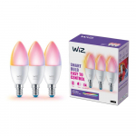 WiZ Connected 40W C37 E14 gudrā LED spuldze  2200-6500K RGB  929002448833 8720169075672