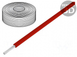 Wire | LifY-Toy | stranded | Cu | 0.04mm2 | PVC | red | 60V | 100m | Class: 5