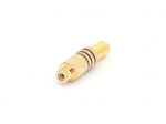 RCA PLUG FEMALE - GOLD - BLACK