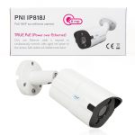 PNI IP818J POE video surveillance camera, 8MP bullet, black light, 2.8mm lens, for outdoor use, white