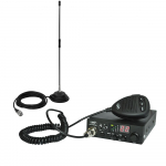 CB PNI ESCORT HP 8024 ASQ Radio Station Pack, 4W, AM-FM, 12 / 24V + CB PNI Extra 40 Antenna with 5-7KM magnet