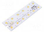 LED strip | W: 45mm | L: 146mm | No.of diodes: 12 | CRImin: 70 | 3000K
