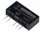 Converter: DC/DC | 1W | Uin: 19.2&divide;28.8VDC | Uout: 24VDC | Uout2: -24VDC