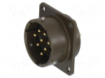 Connector: circular | socket | male | PT/451 | 7.5A | 600V | PIN: 8 | olive