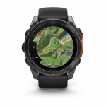 Garmin Fenix 8 3.56 cm (1.4") AMOLED 51 mm Digital 454 x 454 pixels Touchscreen Titanium Wi-Fi GPS (satellite)