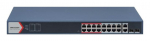 Hikvision DS-3E1318P-EI(B) network switch Managed Fast Ethernet (10/100) Power over Ethernet (PoE) Blue