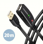 CABLE USB2.0 A-M/A-F ACTIVE/20M ADR-220 AXAGON