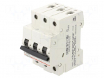 Circuit breaker | 400VAC | Inom: 20A | Poles: 3 | Charact: B | 6kA | IP20