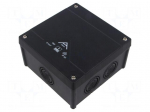 Enclosure: junction box | X: 127mm | Y: 127mm | Z: 70mm | IP66 | black