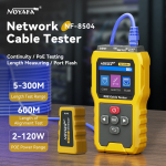 CAT5/CAT6 tester | LCD-ekraan | PoE testimine | kaablitestid | pikkuse m&otilde;&otilde;tmine | porditestimised