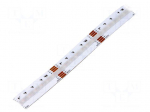 COB LED tape | RGBW | LED/m: 840 | 12mm | white PCB | IP20 | 180&deg; | 16W/m