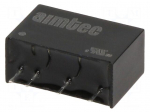 Converter: DC/DC | 1W | Uin: 9&divide;18V | 24VDC | Iout: 42mA | SIP6 | 3g