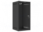 Enclosure: rack cabinet | Standard: 10" | 12U | black | Z: 310mm