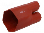 Cable breakout | 110/55mm | red | Diam.after shrinking: 45/21mm | AKR